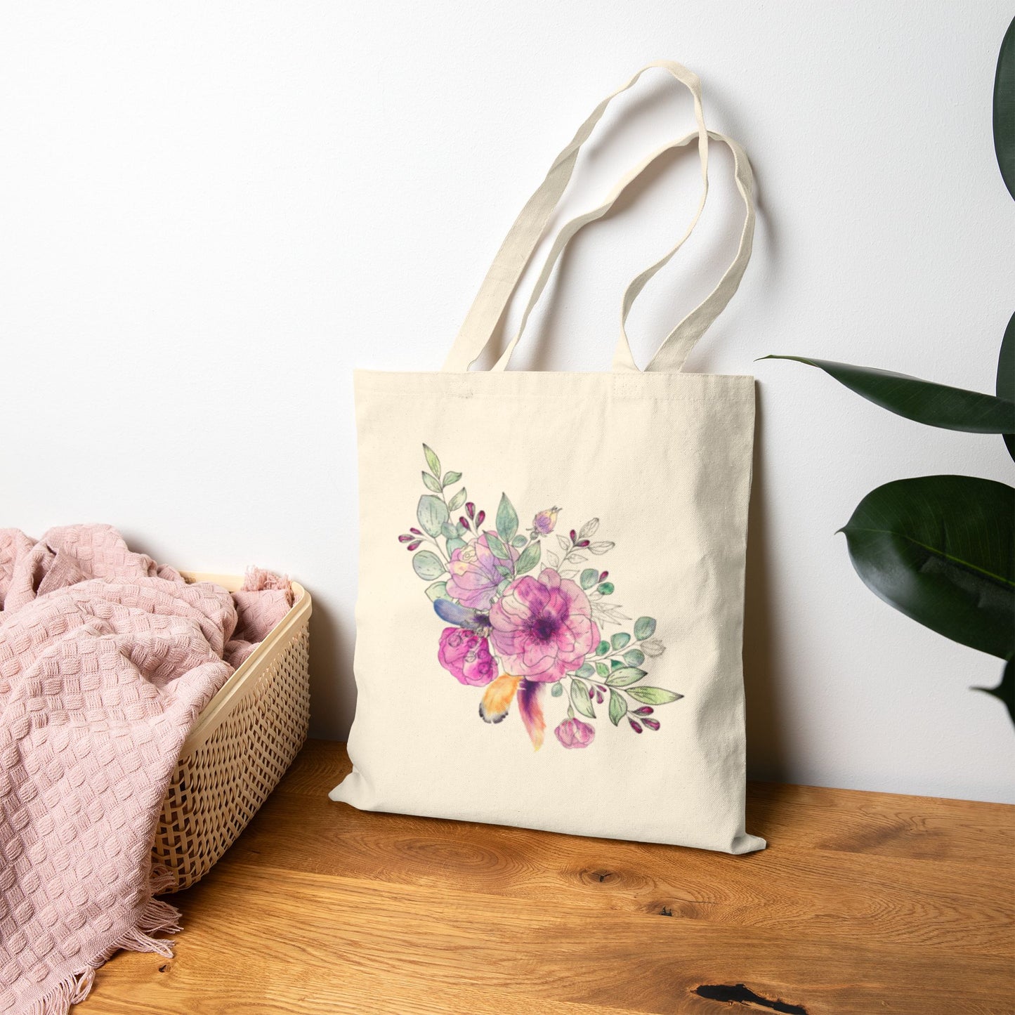 Floral Tote Bag